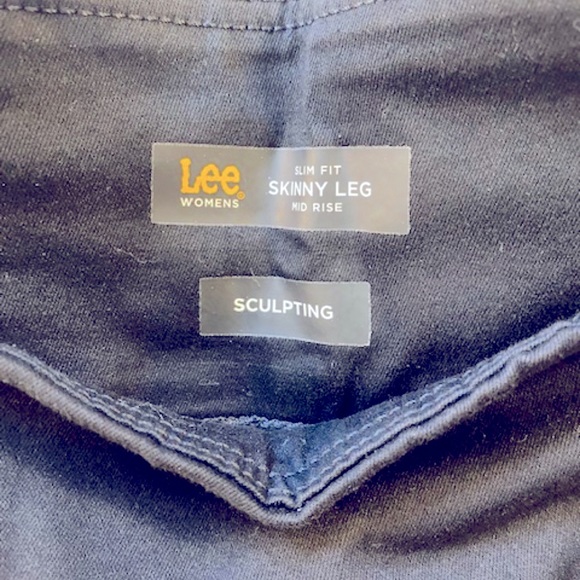 Lee Slim Fit Skinny Mid Rise Sculpting Jeans 22L - Picture 4 of 6